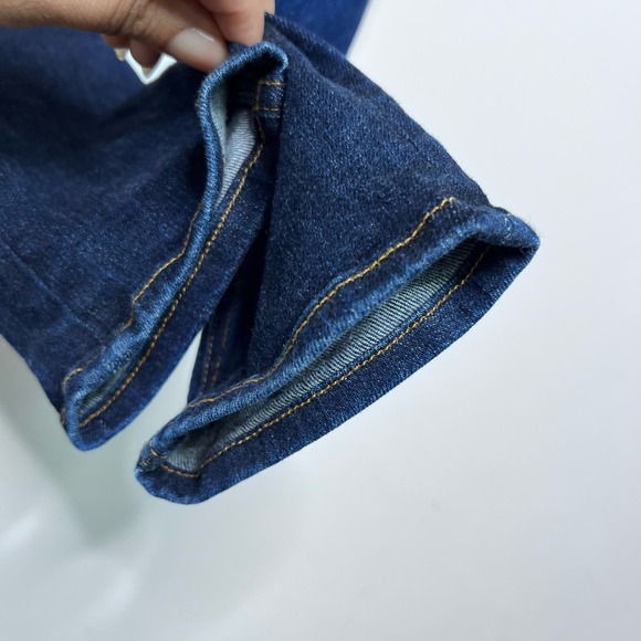 Rag & Bone Jeans Womens 26 High Rise‎ Skinny Dark Blue Wash Stretch Pockets Belt - Picture 11 of 16
